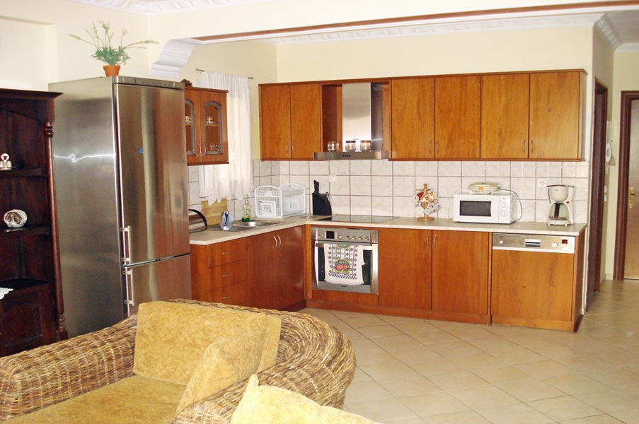 Corfu beachfront Villa - Kitchen